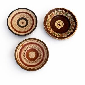 Set of Three Decorative Ceramic Plates